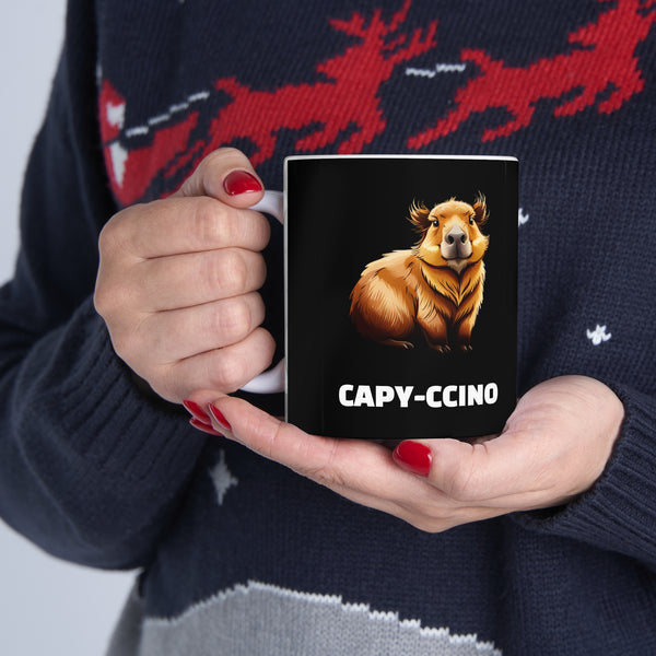 Capybara Mug | Capybara Coffee Mug | Funny Capy-Ccino Mug 11oz