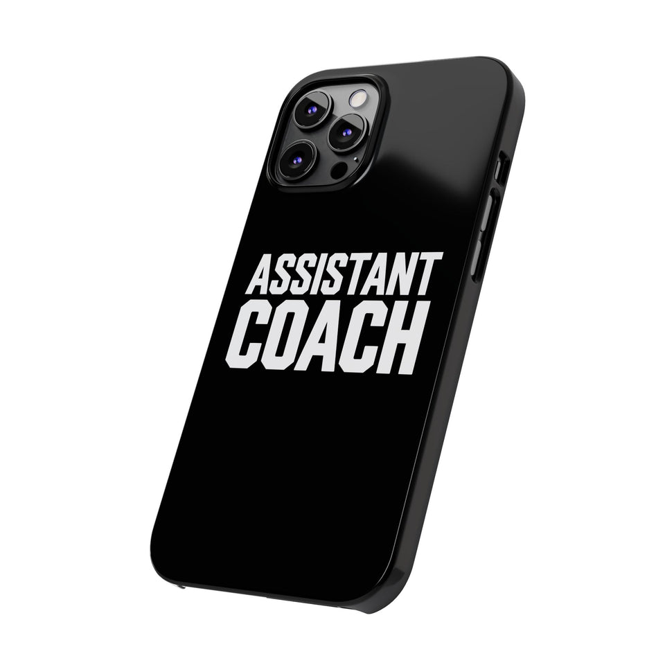 Premium Assistant Coach iPhone Case | Assistant Coach Gifts Slim Phone Cases