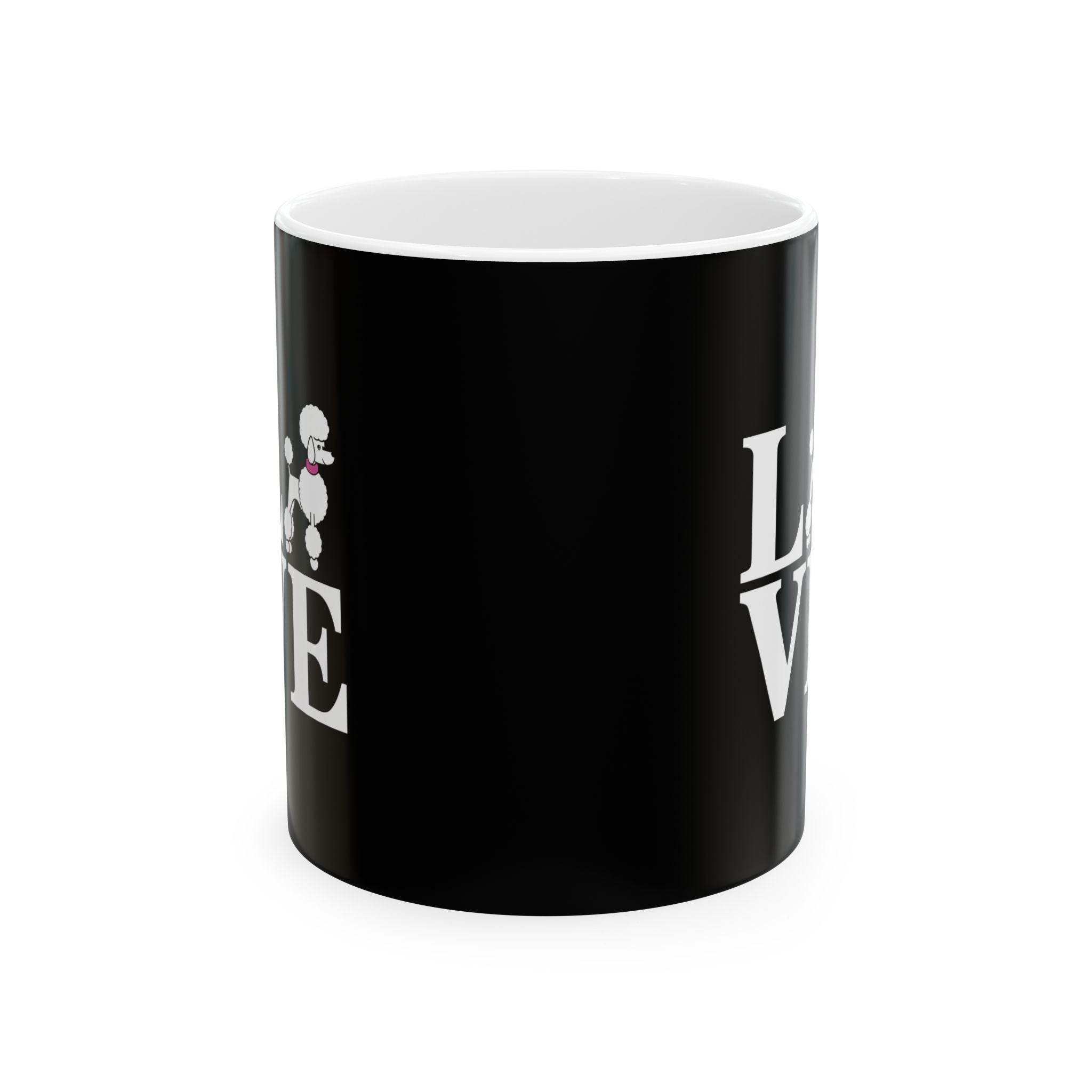 Cute Love Poodle Mug | Poodles Coffee Mug | Cute Poodle Coffee Mug 11oz Secondary image