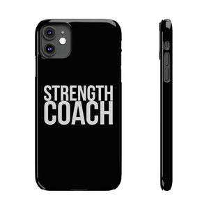 Premium Strength Coach iPhone Case | Strength Coach Gifts Slim Phone Cases Premium Strength Coach iPhone Case | Strength Coach Gifts Slim Phone Cases