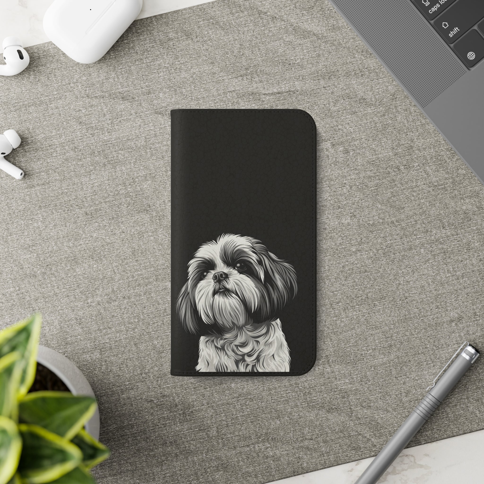 Shih Tzu Phone Case | Shih Tzu Wallet Phone Case | IPhone & Samsung Galaxy Shih Tzu Flip Cases