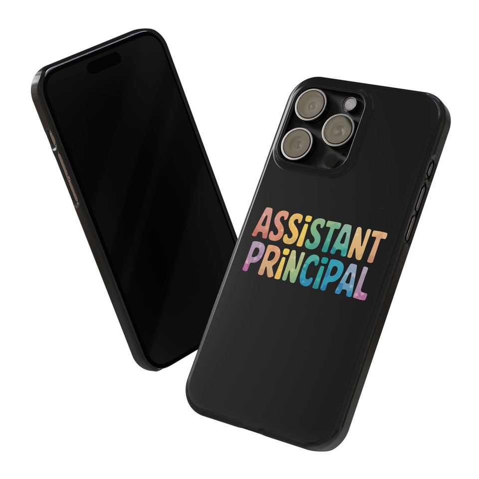Premium Assistant Principal iPhone Case | Cute Assistant Principal Gifts Slim Phone Cases