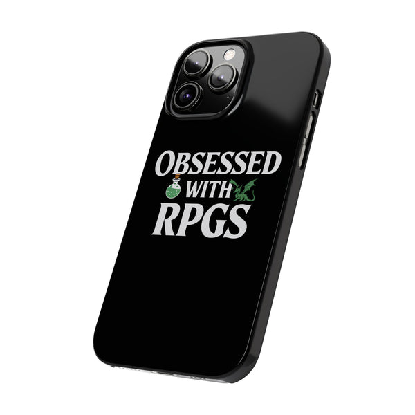 Premium Obsessed With RPGs iPhone Case | Role Playing Game Slim Phone Cases