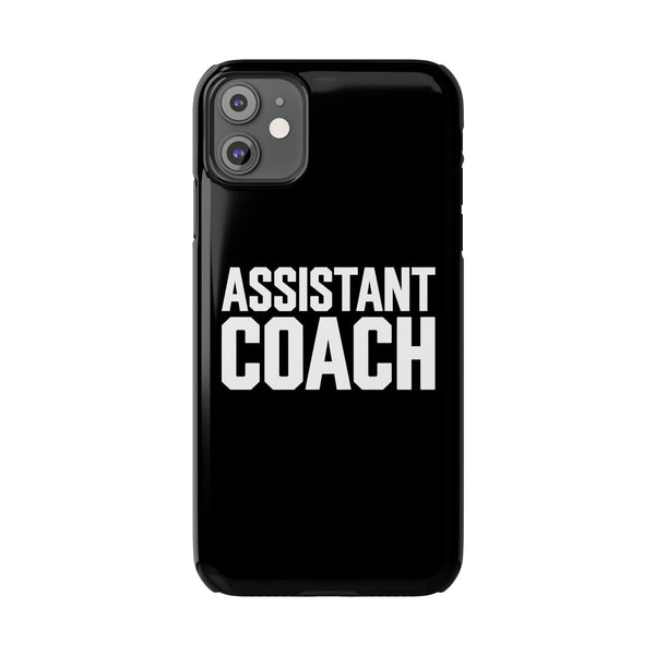 Premium Assistant Coach iPhone Case | Assistant Coach Gifts Slim Phone Cases