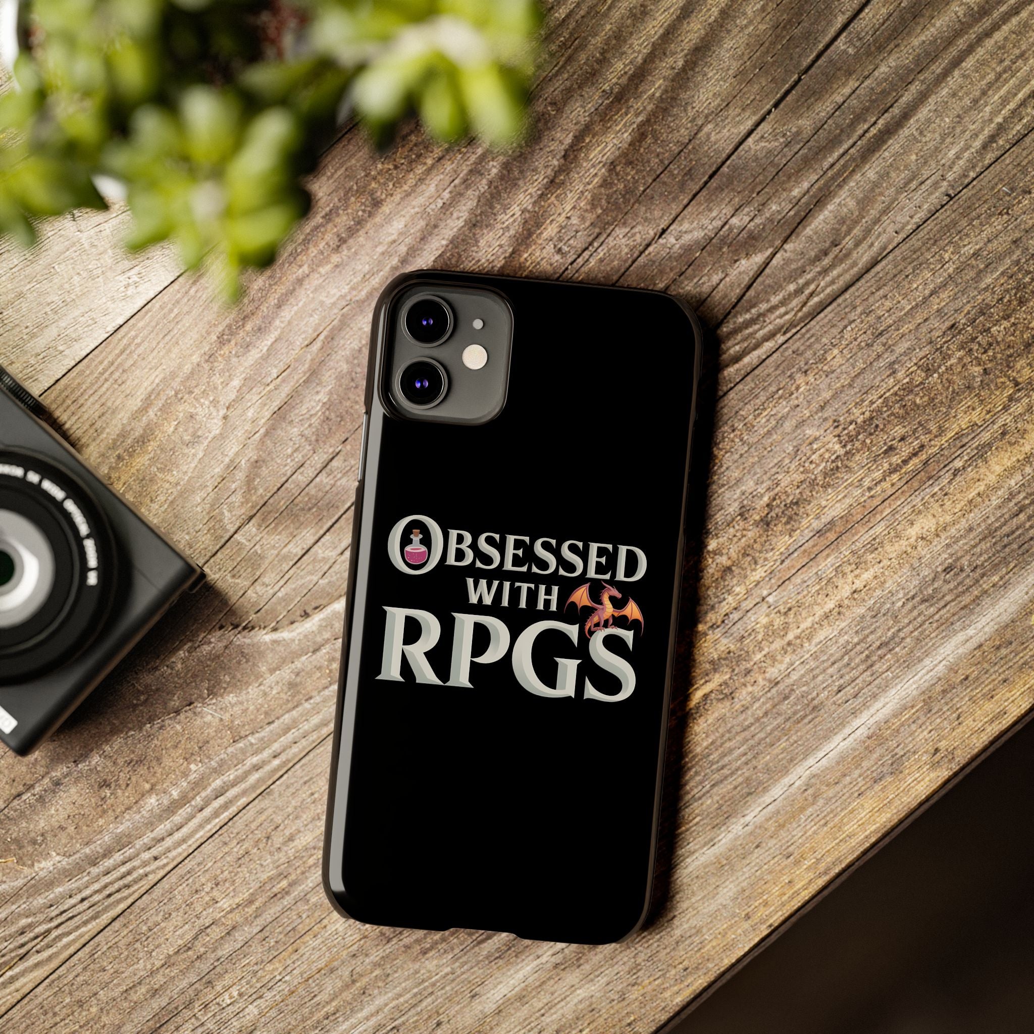 Premium Obsessed With RPGs iPhone Case | Fantasy Role Playing Game Slim Phone Cases