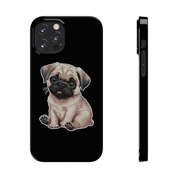 Premium Pug Puppy iPhone Case | Cute Pug Gifts Slim Phone Cases