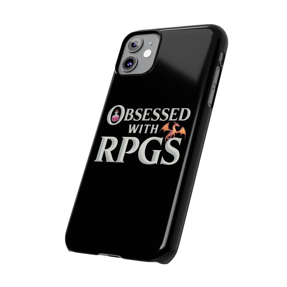 Premium Obsessed With RPGs iPhone Case | Fantasy Role Playing Game Slim Phone Cases