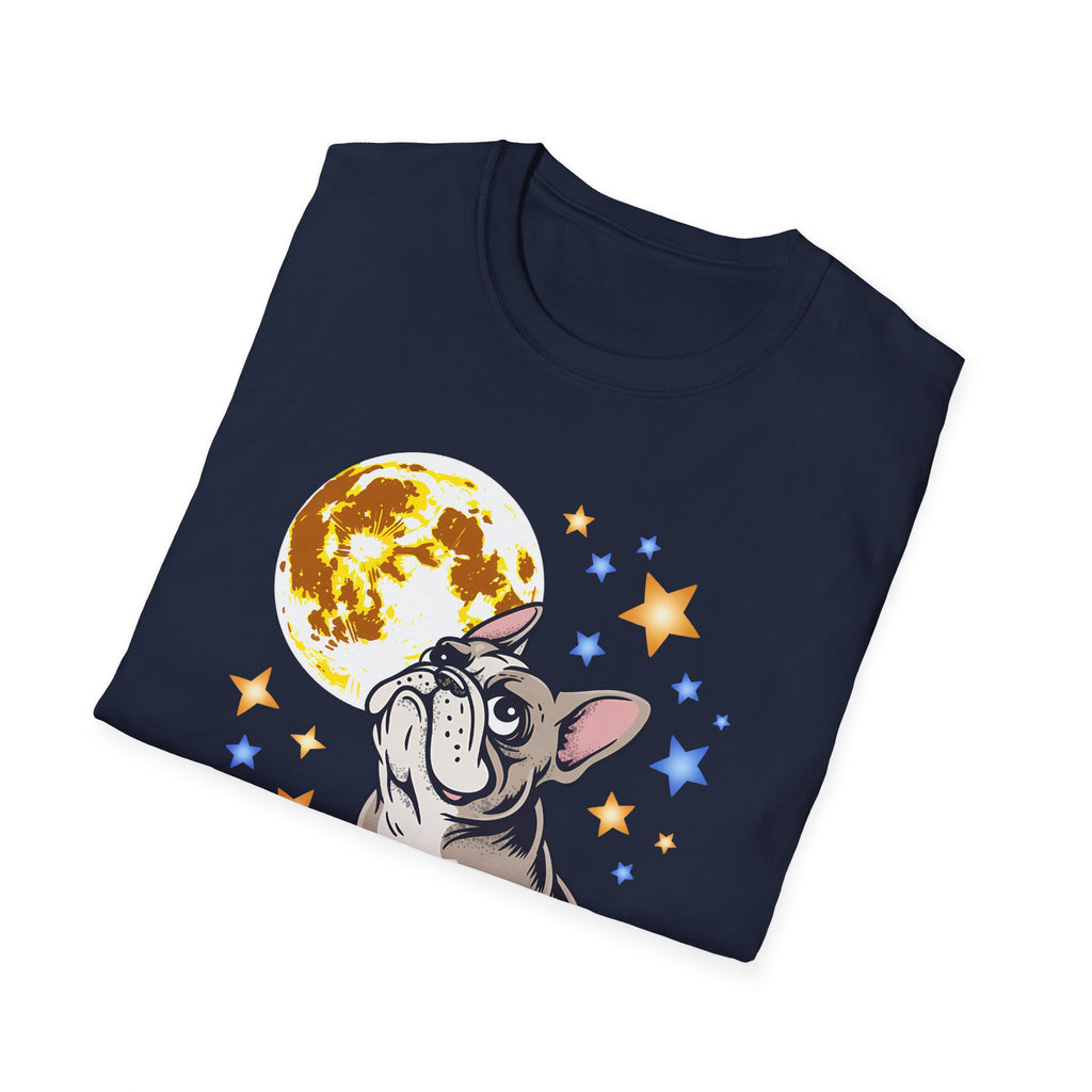 French Bulldog Howling at the Moon T-Shirt