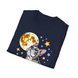 French Bulldog Howling at the Moon T-Shirt French Bulldog Howling at the Moon T-Shirt