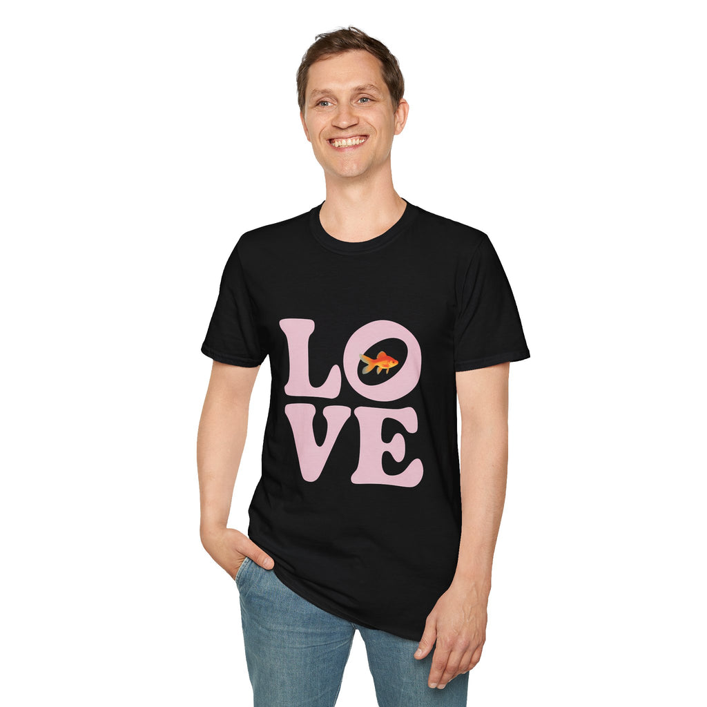 Sweet Love Goldfish Shirt | Goldfish Gifts | Goldfish Merchandise Unisex T-Shirt