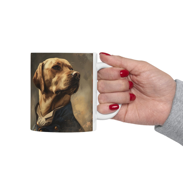 Classical Painting Labrador Mug | Labrador Coffee Mug | Cute Labrador Gift | Funny Labrador Presents | Labrador Mug 2 11oz