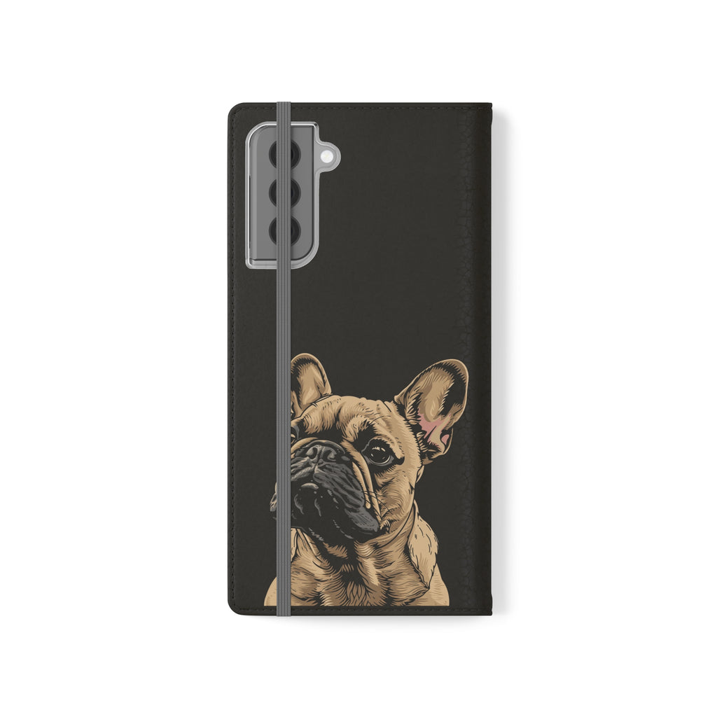 French Bulldog Phone Case | I Love My Frenchie Wallet Phone Case Gifts | IPhone & Samsung Galaxy French Bulldog Flip Cases