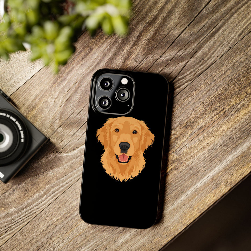 Premium Golden Retriever iPhone Case | Golden Retriever Gifts Slim Phone Cases