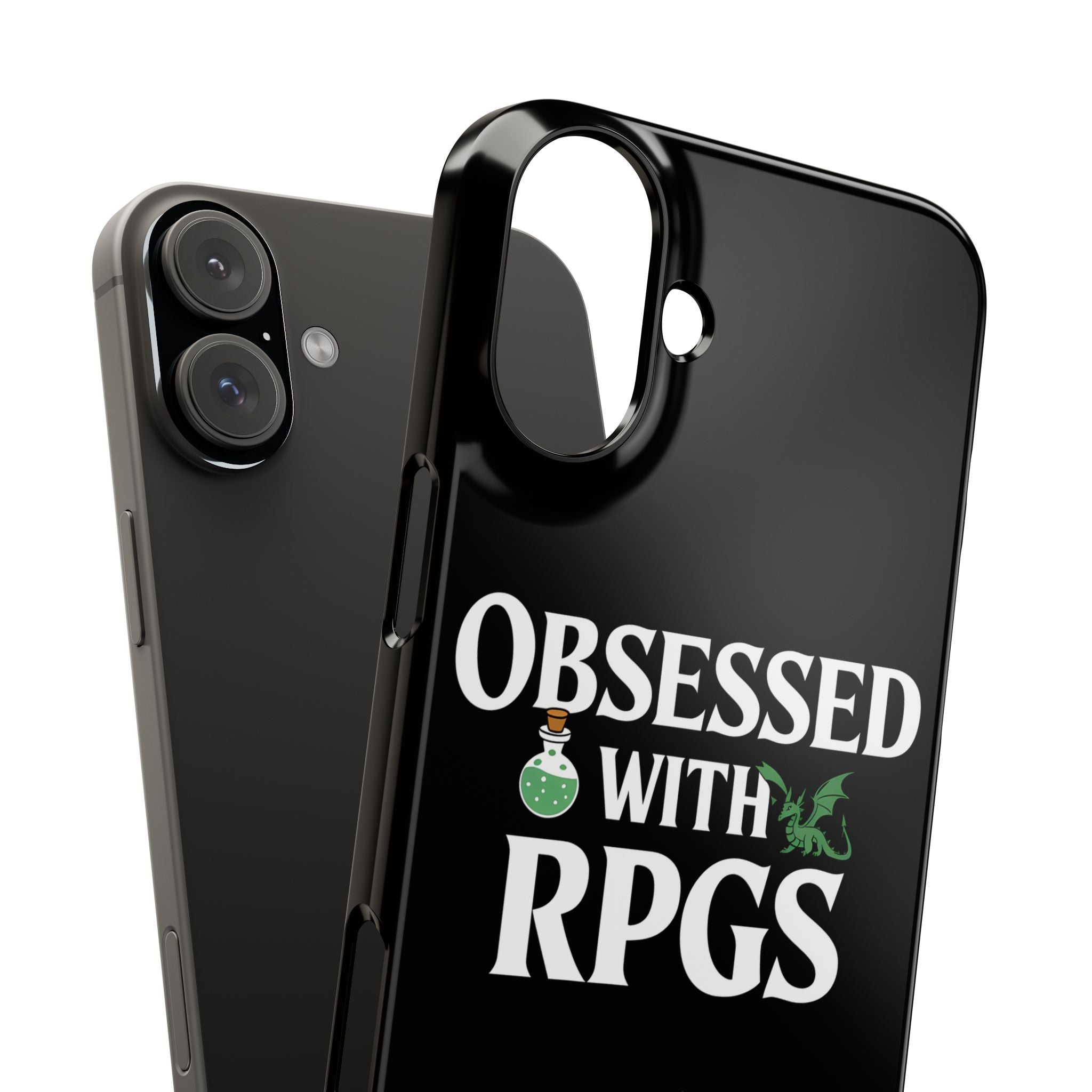 Premium Obsessed With RPGs iPhone Case | Role Playing Game Slim Phone Cases