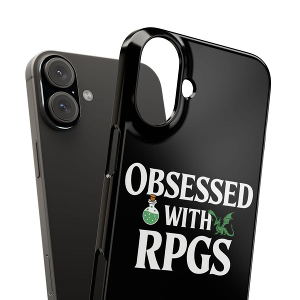 Premium Obsessed With RPGs iPhone Case | Role Playing Game Slim Phone Cases