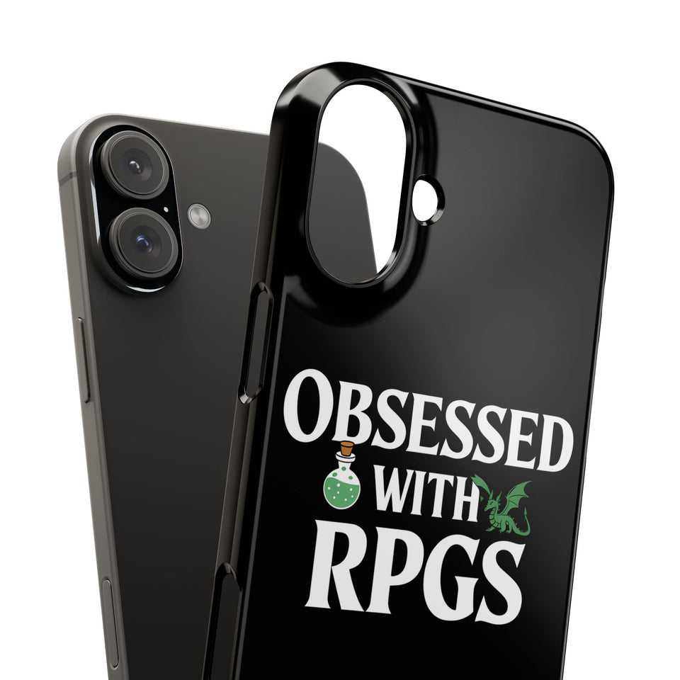 Premium Obsessed With RPGs iPhone Case | Role Playing Game Slim Phone Cases