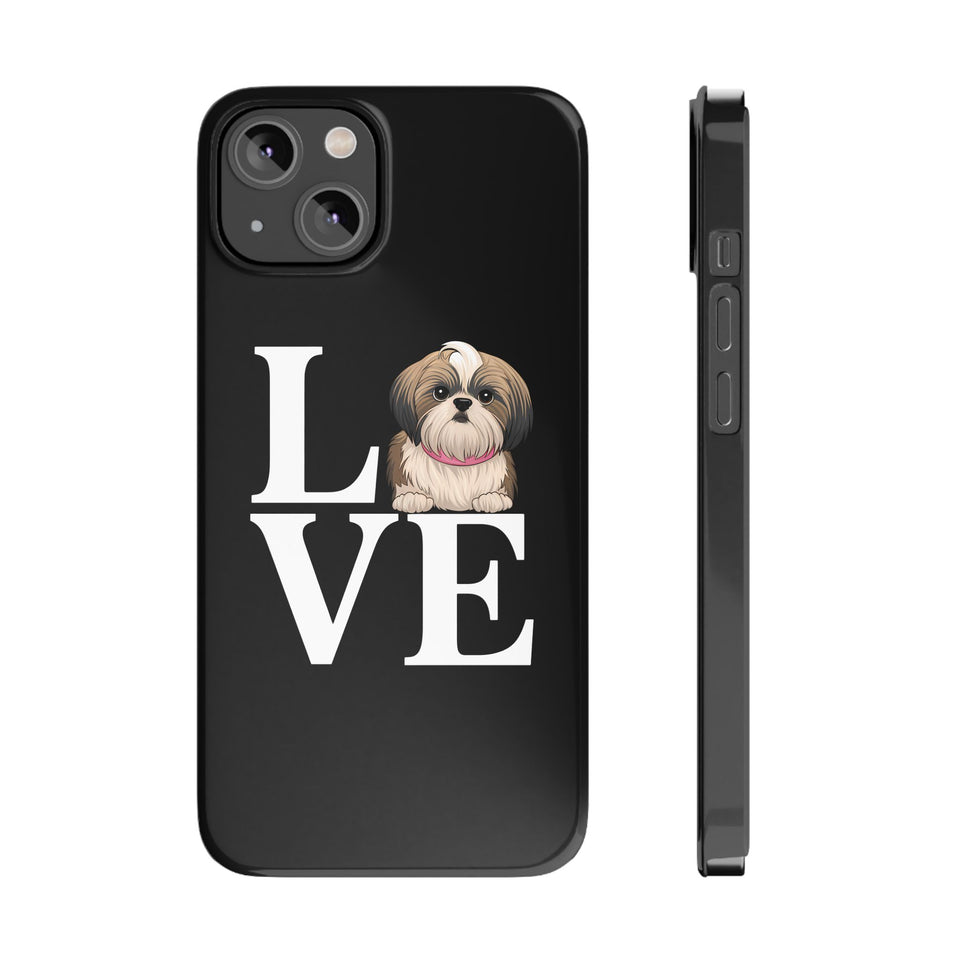 Premium Love Shih Tzu iPhone Case | Cute Shih Tzu Slim Phone Cases