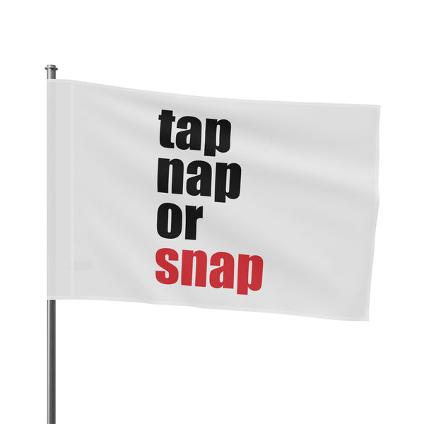 Brazilian Jiu Jitsu Tap Nap Or Snap Flag Banner | BJJ Flag