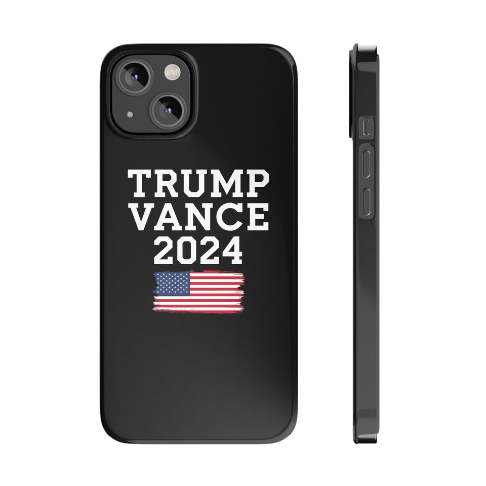 Premium Trump Vance 2024 iPhone Case | Donald Trump Gifts Slim Phone Cases