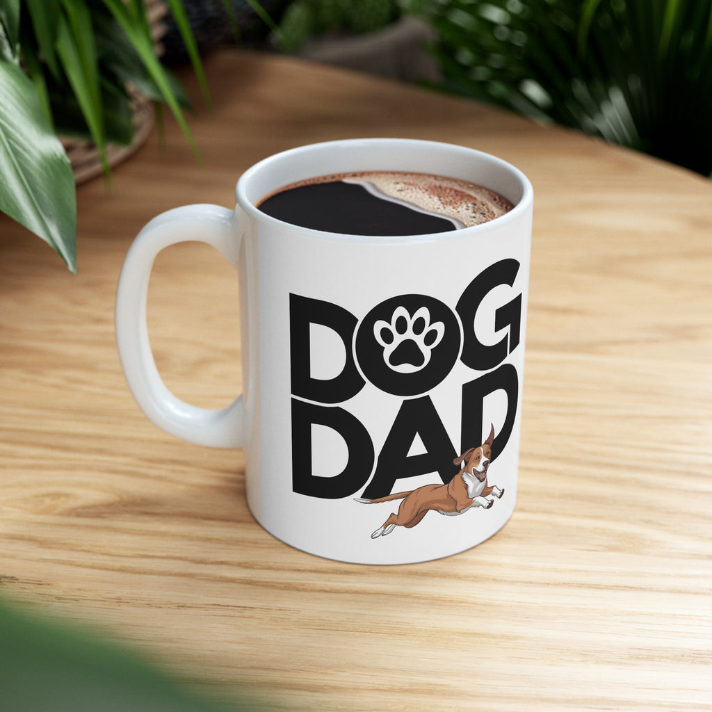 Dog Dad Mug White | Dog Dad Gift | Dog Dad Coffee Mug | Dog Dad Presents Mug 11oz