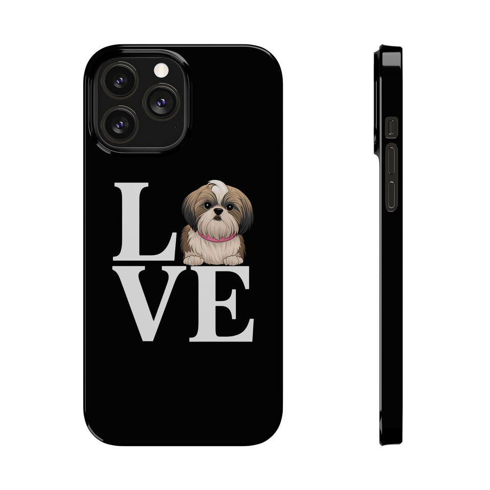 Premium Love Shih Tzu iPhone Case | Cute Shih Tzu Slim Phone Cases