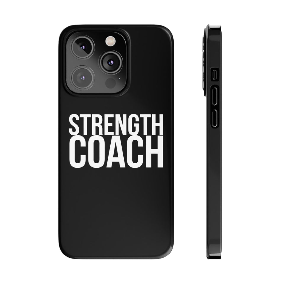Premium Strength Coach iPhone Case | Strength Coach Gifts Slim Phone Cases