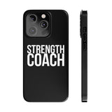 Premium Strength Coach iPhone Case | Strength Coach Gifts Slim Phone Cases Premium Strength Coach iPhone Case | Strength Coach Gifts Slim Phone Cases