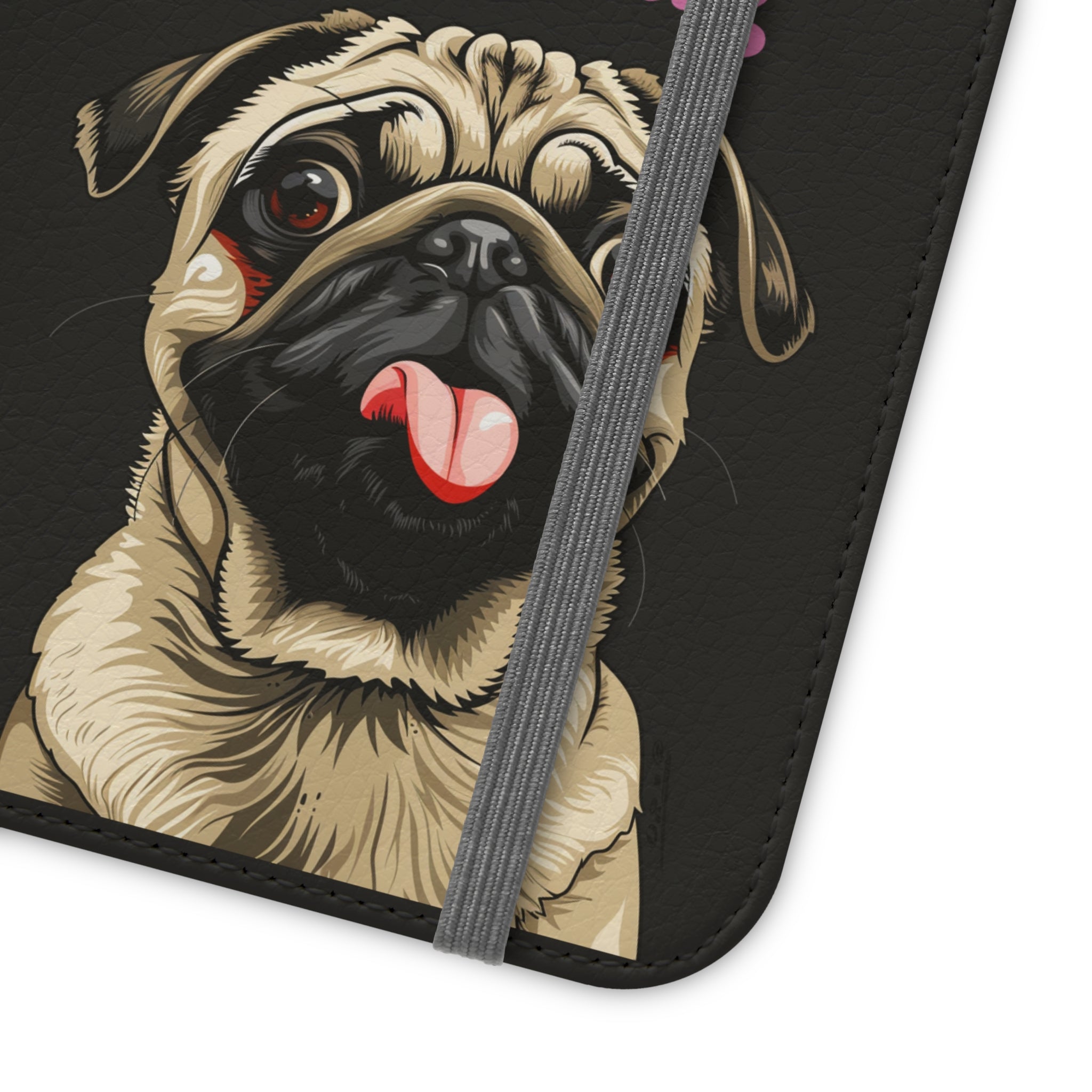 Pug Phone Case | I Love My Pug Wallet Phone Case | IPhone & Samsung Galaxy Pug Flip Cases