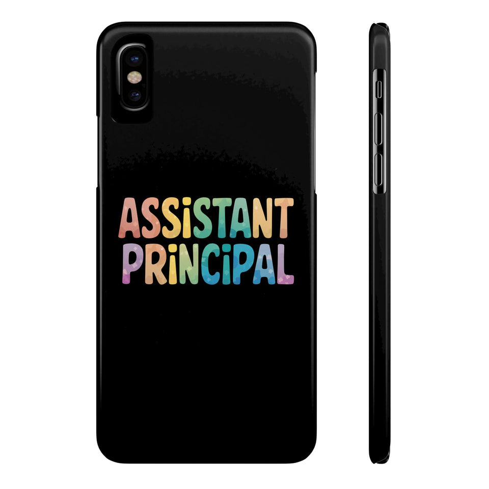 Premium Assistant Principal iPhone Case | Cute Assistant Principal Gifts Slim Phone Cases