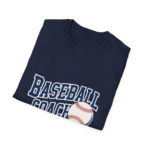 Baseball Coach T-Shirt — Retro Team Dad Tee for Coaches & Baseball Fans