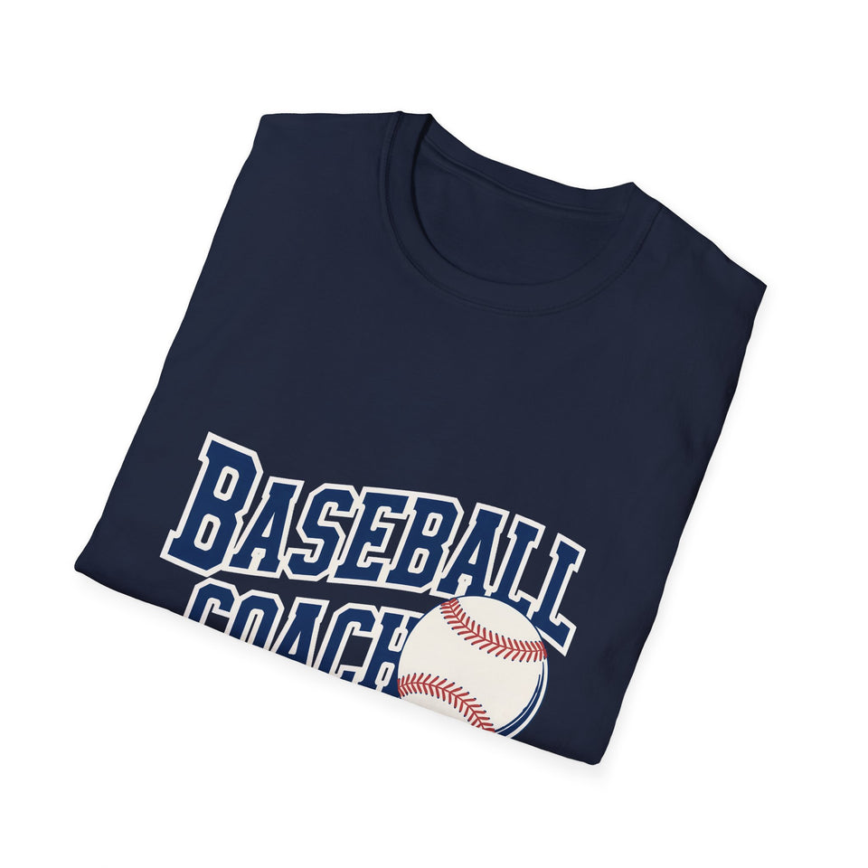 Baseball Coach T-Shirt — Retro Team Dad Tee for Coaches & Baseball Fans