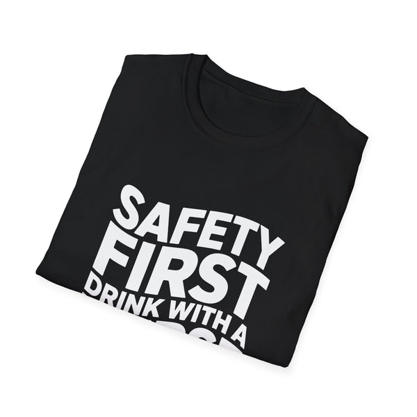 Safety First 'Drink With A Nurse' T-Shirt