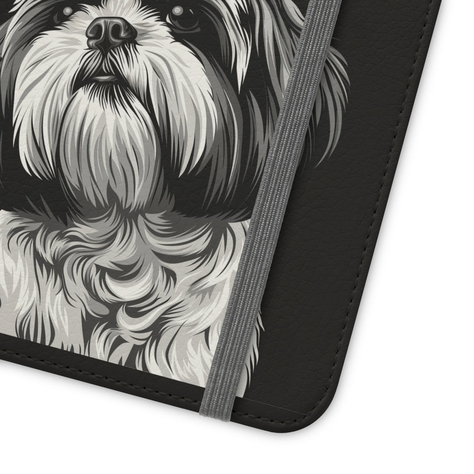 Shih Tzu Phone Case | Shih Tzu Wallet Phone Case | IPhone & Samsung Galaxy Shih Tzu Flip Cases