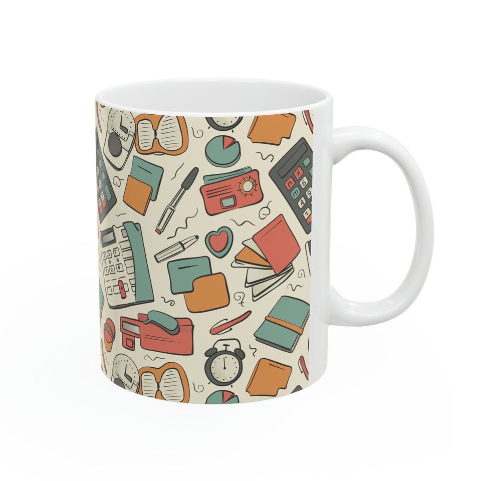 Accountant Mug Mug | Tools Of The Trade Accountant Coffee Mug | Cute Accountant Gifts | Funny Accountant Presents | Accountant Mug 11oz