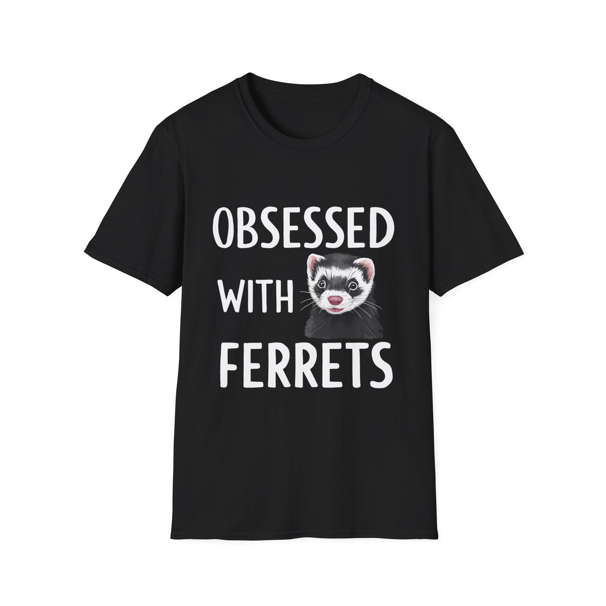 Adore Ferrets Shirt | Ferret Gifts | Ferret Lovers Merchandise Unisex T-Shirt Main image