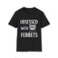 Adore Ferrets Shirt | Ferret Gifts | Ferret Lovers Merchandise Unisex T-Shirt