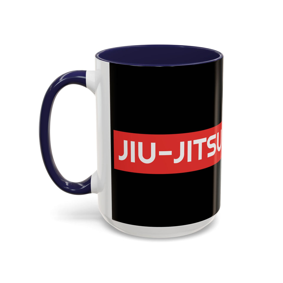 Brazilian Jiu Jitsu Surpassing | BJJ Accent Coffee Mug
