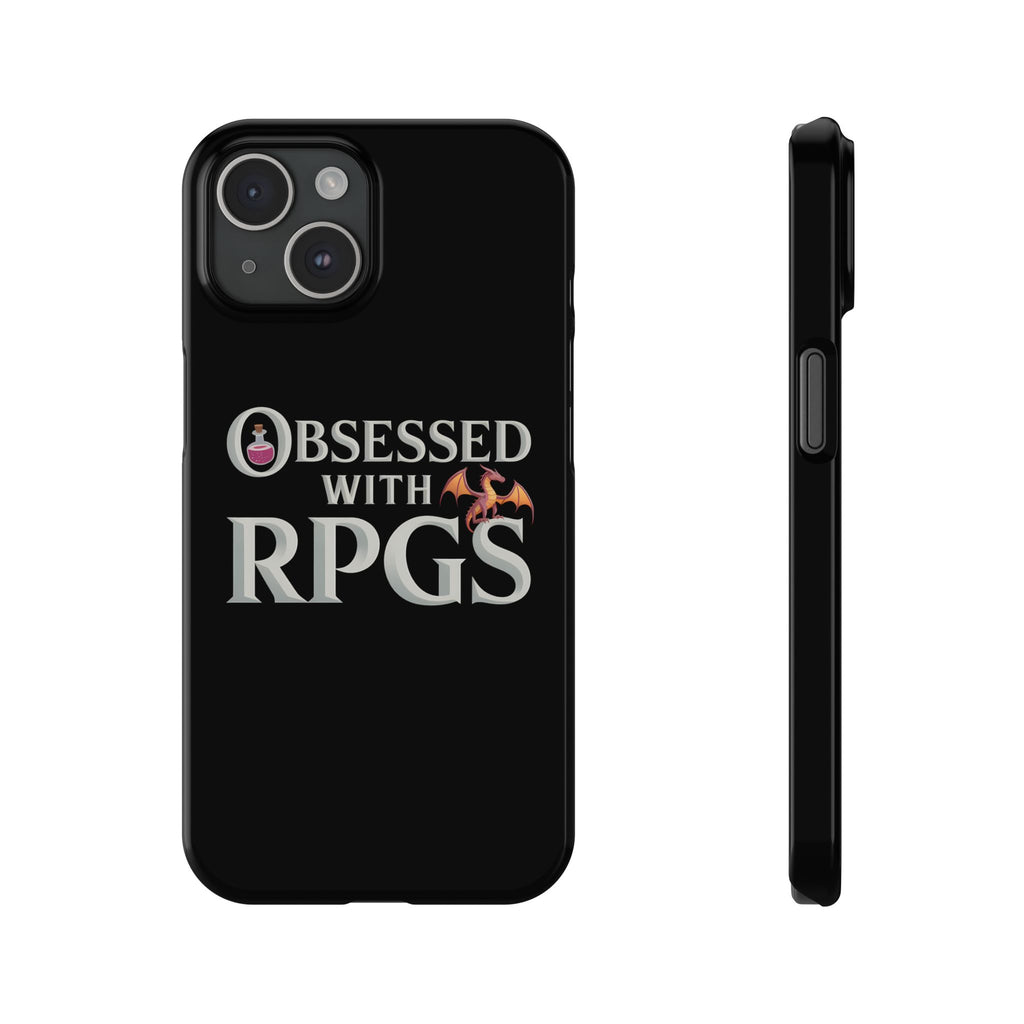 Premium Obsessed With RPGs iPhone Case | Fantasy Role Playing Game Slim Phone Cases