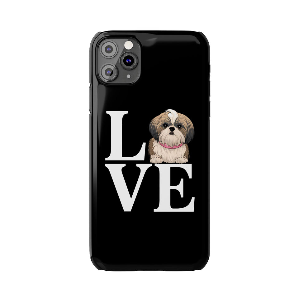 Premium Love Shih Tzu iPhone Case | Cute Shih Tzu Slim Phone Cases