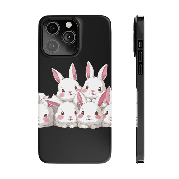 Premium Cute Rabbit iPhone Case | Rabbit Gifts Slim Phone Cases