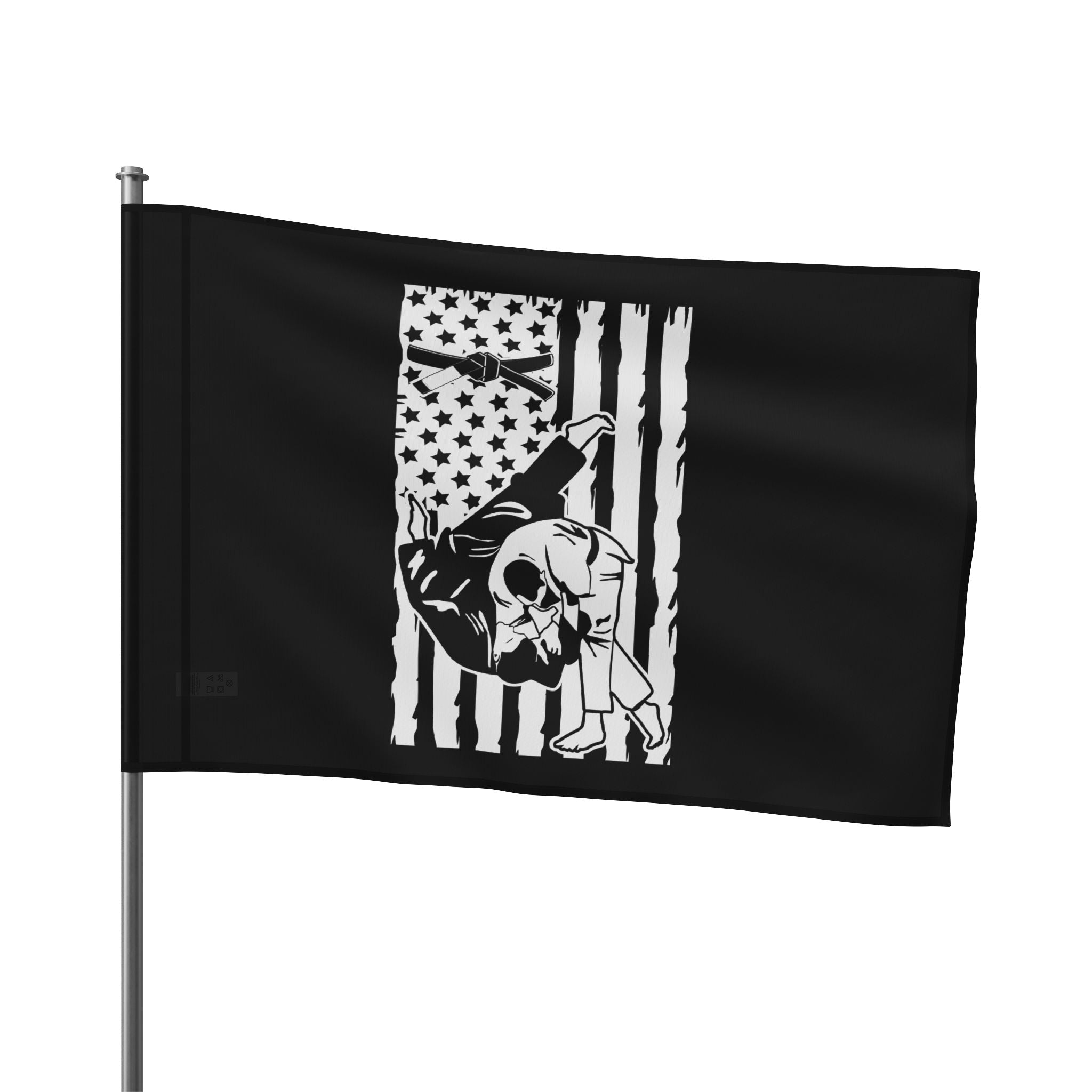 Brazilian Jiu Jitsu Throw Flag Banner | BJJ Flag