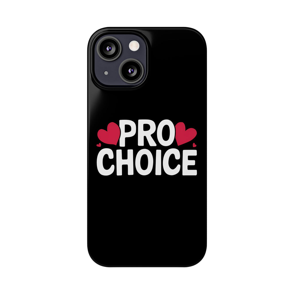 Premium Pro Choice iPhone Case | Feminist Pro Choice Gifts Slim Phone Cases
