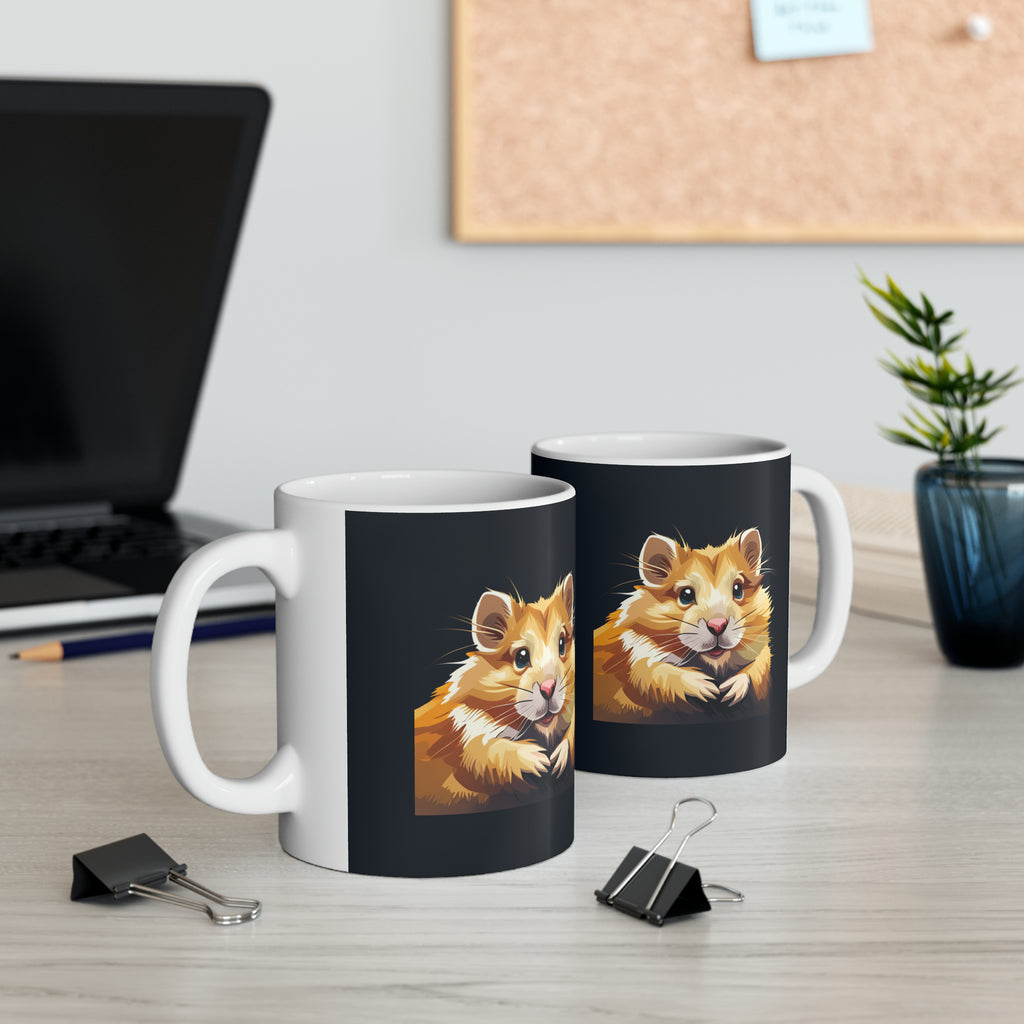 Cute Hamster Mug | Hamster Coffee Mug | Cute Hamster Gifts | Funny Hamster Presents | Hamster Mug 11oz