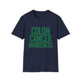 Colon Cancer Awareness T-Shirt — Support & Awareness Tee Colon Cancer Awareness T-Shirt — Support & Awareness Tee