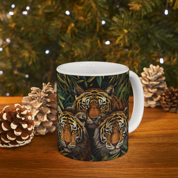 Tiger Mug Group | Tiger Coffee Mug | Cute Tiger Gift | Tiger Presents | Tiger Mug 2 11oz