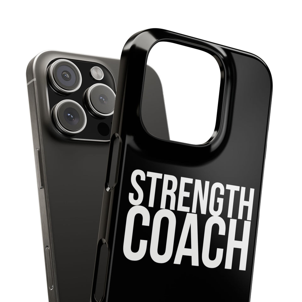 Premium Strength Coach iPhone Case | Strength Coach Gifts Slim Phone Cases