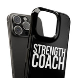 Premium Strength Coach iPhone Case | Strength Coach Gifts Slim Phone Cases Premium Strength Coach iPhone Case | Strength Coach Gifts Slim Phone Cases