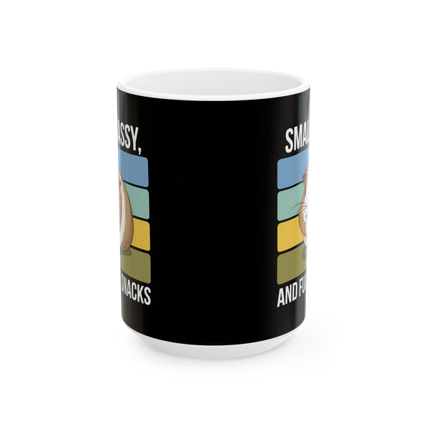 Guinea Pig Mug - Small, Sassy, and Full of Snacks Cute Guinea Pig Mug 2
