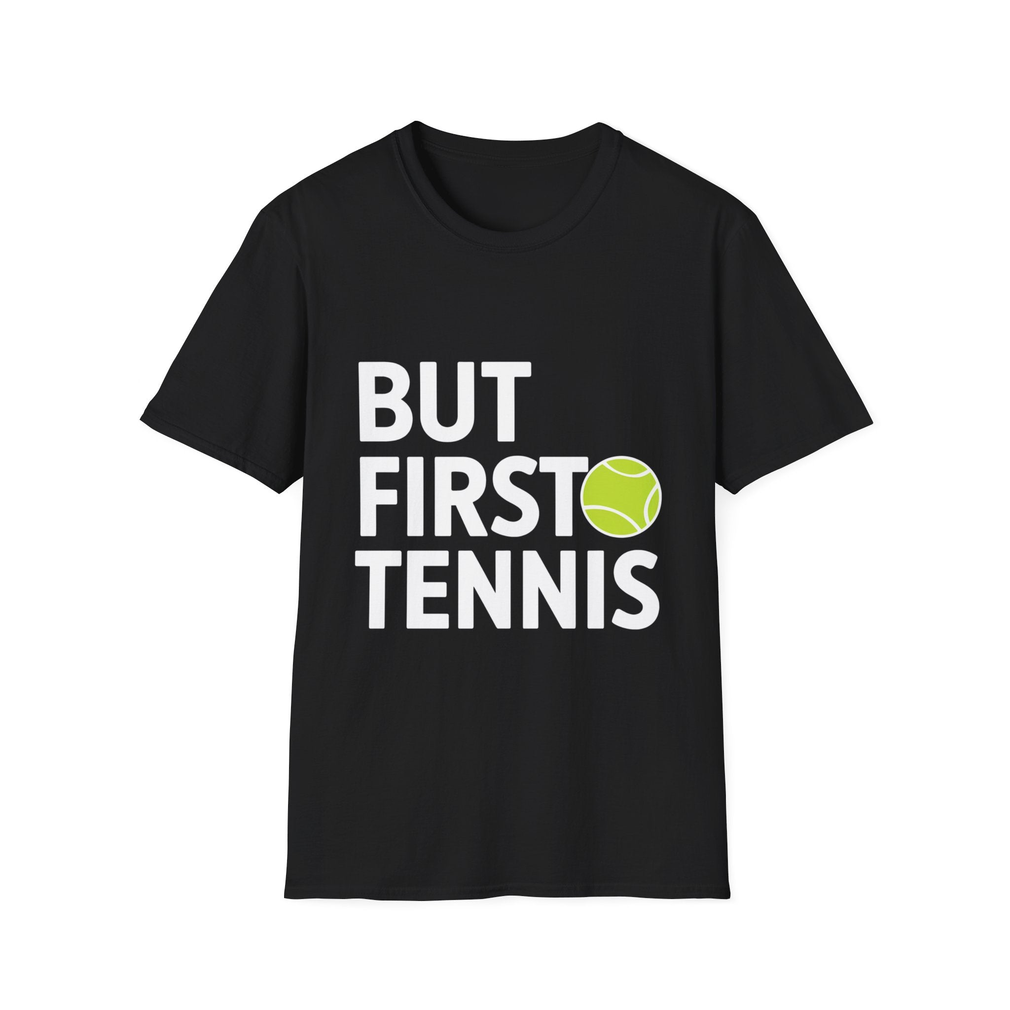 Tennis But First Tennis Shirt | Tennis Gifts | Unisex Tennis T Shirt 2 Main image