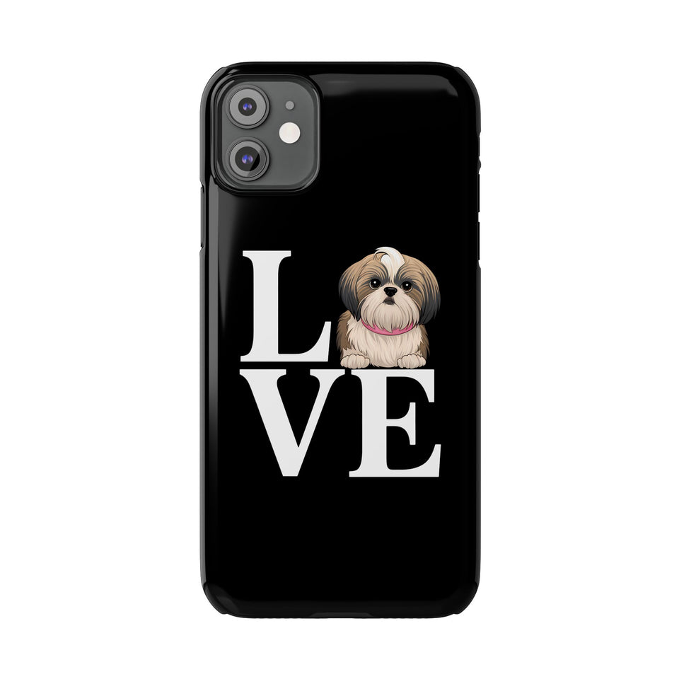 Premium Love Shih Tzu iPhone Case | Cute Shih Tzu Slim Phone Cases